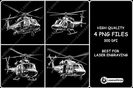 Helicopter Chopper Rotorcraft Aerial, a Background Graphic by LaseredNinja