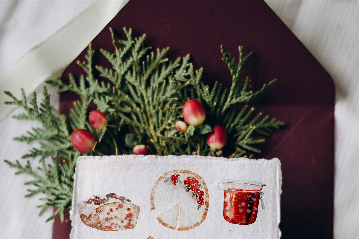 Christmas mood - watercolor set, a Seasonal Illustration by Youksy (Photo 18 of 20)