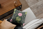 Art Nouveau Peonies Pattern, a Pattern Graphic by PaperJamLab (Thumbnail 4 of 8)