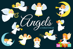 Set Of Christmas Angels