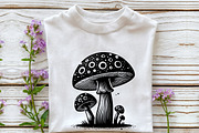 Mushroom SVG & PNG Silhouette Vector, an Illustration by Rose Art (Thumbnail 4 of 5)