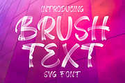 Brush Text SVG FONT, a Blackletter Font by Creative Keelik (Thumbnail 1 of 7)