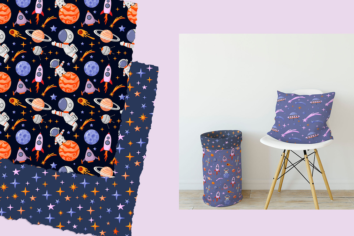 Astronaut Kids Clipart, a Decorative Illustration by Nebbia (Photo 7 of 7)