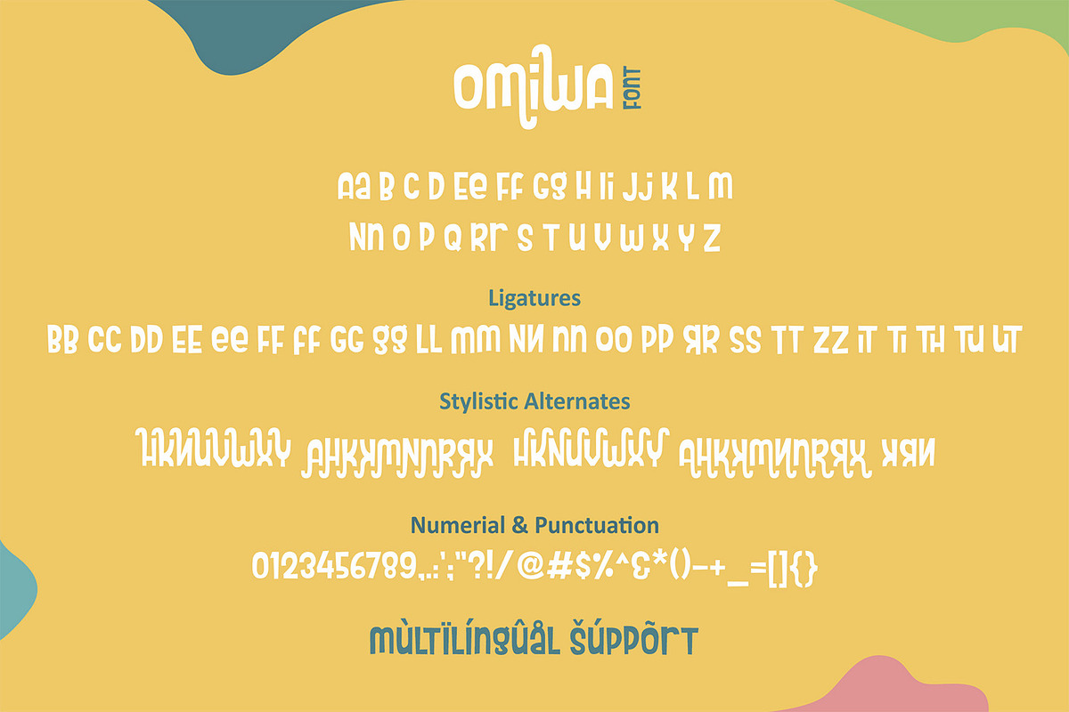 Omiwa V2.0 | Cute & Playful Font, a Font by Orenari (Photo 3 of 17)