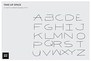 Take Up Space Hand Drawn  Font, a Font by CC CREATIVE CO (Thumbnail 2 of 4)