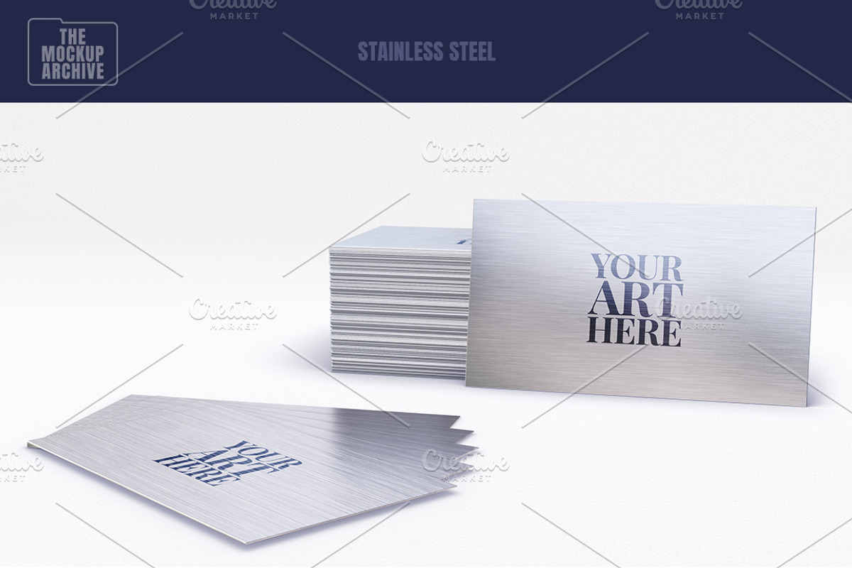 Multi-material Business card Mockup, a Print Template by The Mockup Archive (Photo 6 of 12)