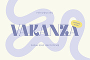 Vakanza - Display Serif Font, a Serif Font by Pikgura (Thumbnail 1 of 8)