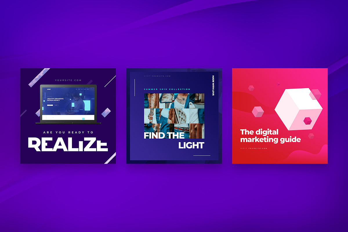 10 Instagram Templates, a Social Media Template by Ceaso Store (Photo 3 of 4)