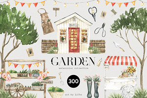 Watercolor Garden vol1