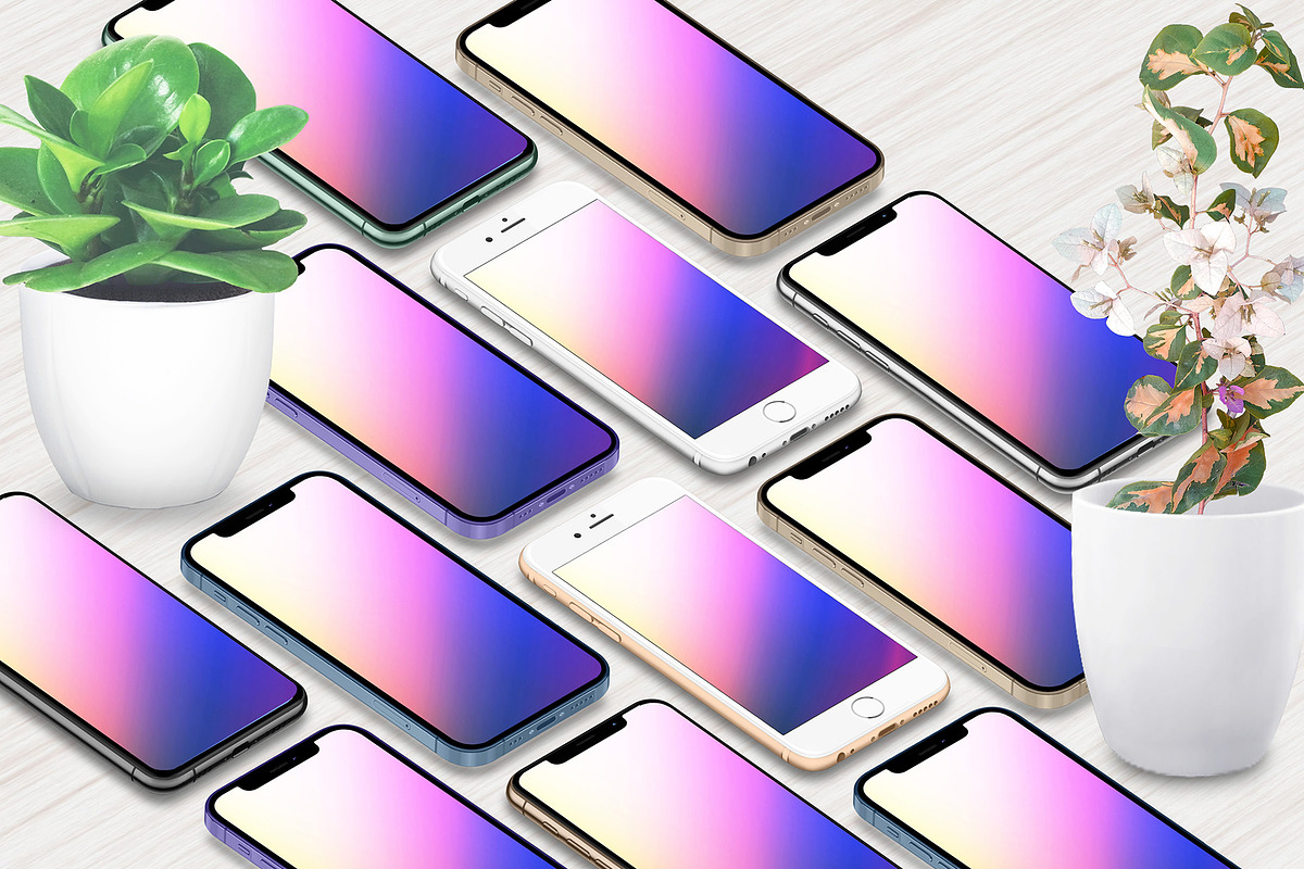 3D iPhone Presentation Mock-Up 06, an iPhone Mockup by Graphicsworld125 (Photo 5 of 9)