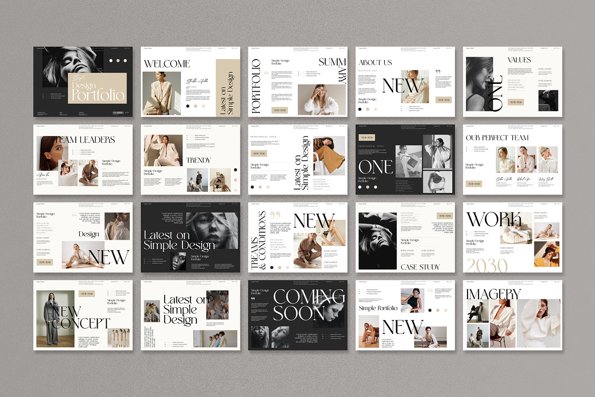 Design / Portfolio Template, a Brochure Template by UpSolution (Photo 8 of 8)
