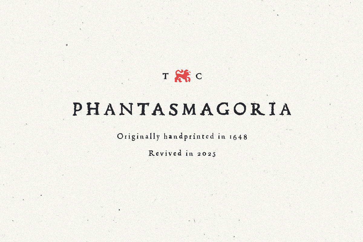 Phantasmagoria - Real Vintage Font, a Handwritten Font by Tom Chalky (Photo 1 of 10)