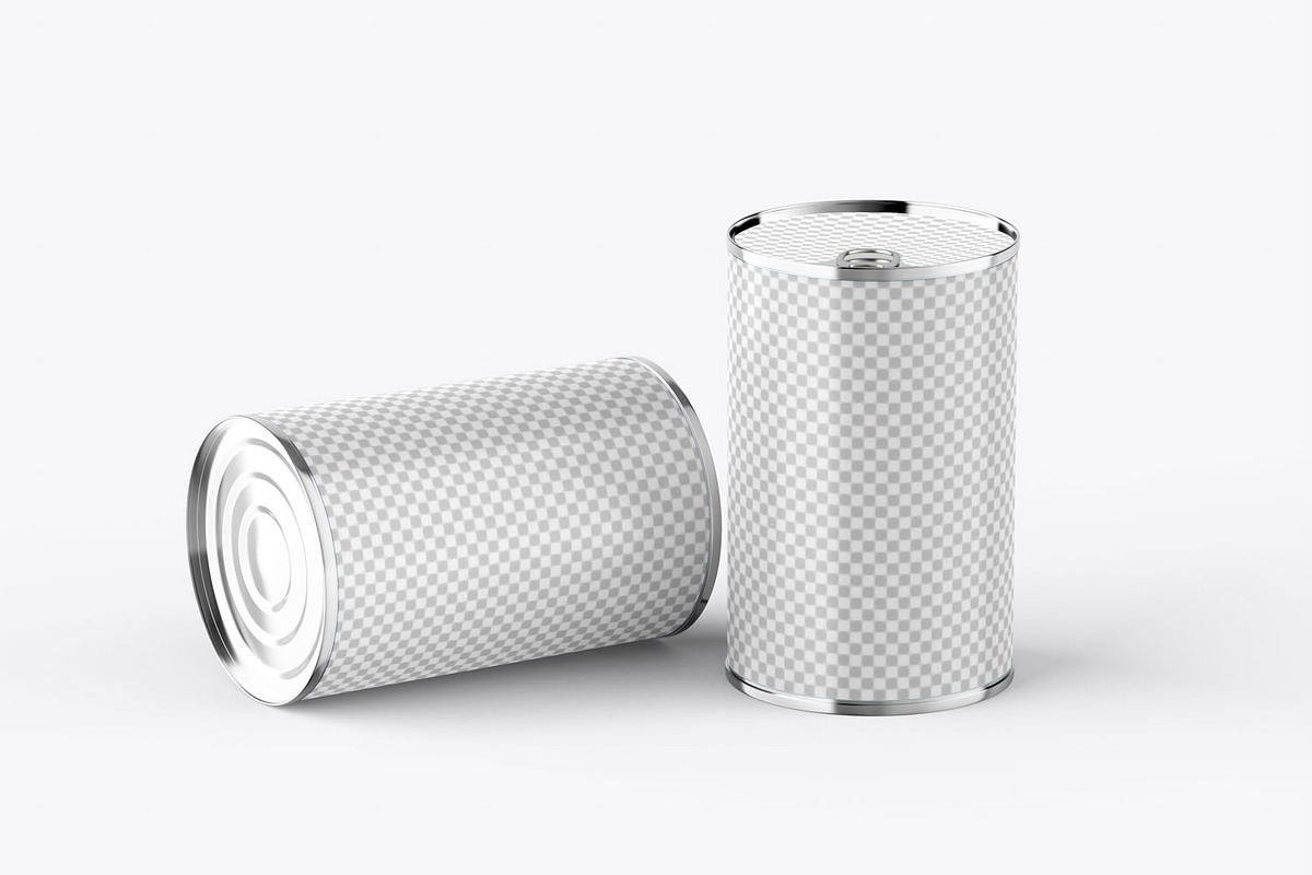 Tin Can Food Container Mockup, a Cups & Container Mockup by Ram Studio LLC (Photo 5 of 6)