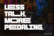 Riders - Bold Extended Display Font, a Sans Serif Font by Pian45 Studio (Thumbnail 2 of 8)