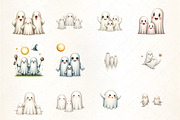 Ghost Family Clipart, an Illustration by CrexoraLab (Thumbnail 2 of 5)