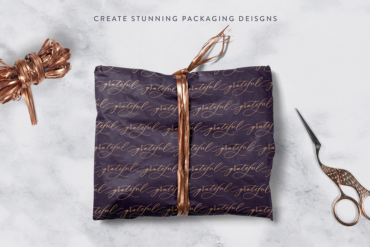30 Lettering Patterns, a Pattern Graphic by Type and Graphics Studio (Photo 7 of 11)