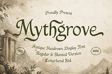 Mythgrove Medieval Display Font
