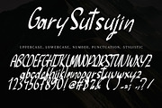 Gary Sutsujin, a Handwritten Font by HaKi Studio (Thumbnail 5 of 5)