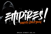 Sale! Empires-Graffitty Street Brush, a Blackletter Font by MLKWSN (Thumbnail 1 of 9)