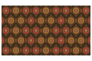 Ornate Floral and Geometric Motif, a Pattern Graphic by Creative Backgrounds