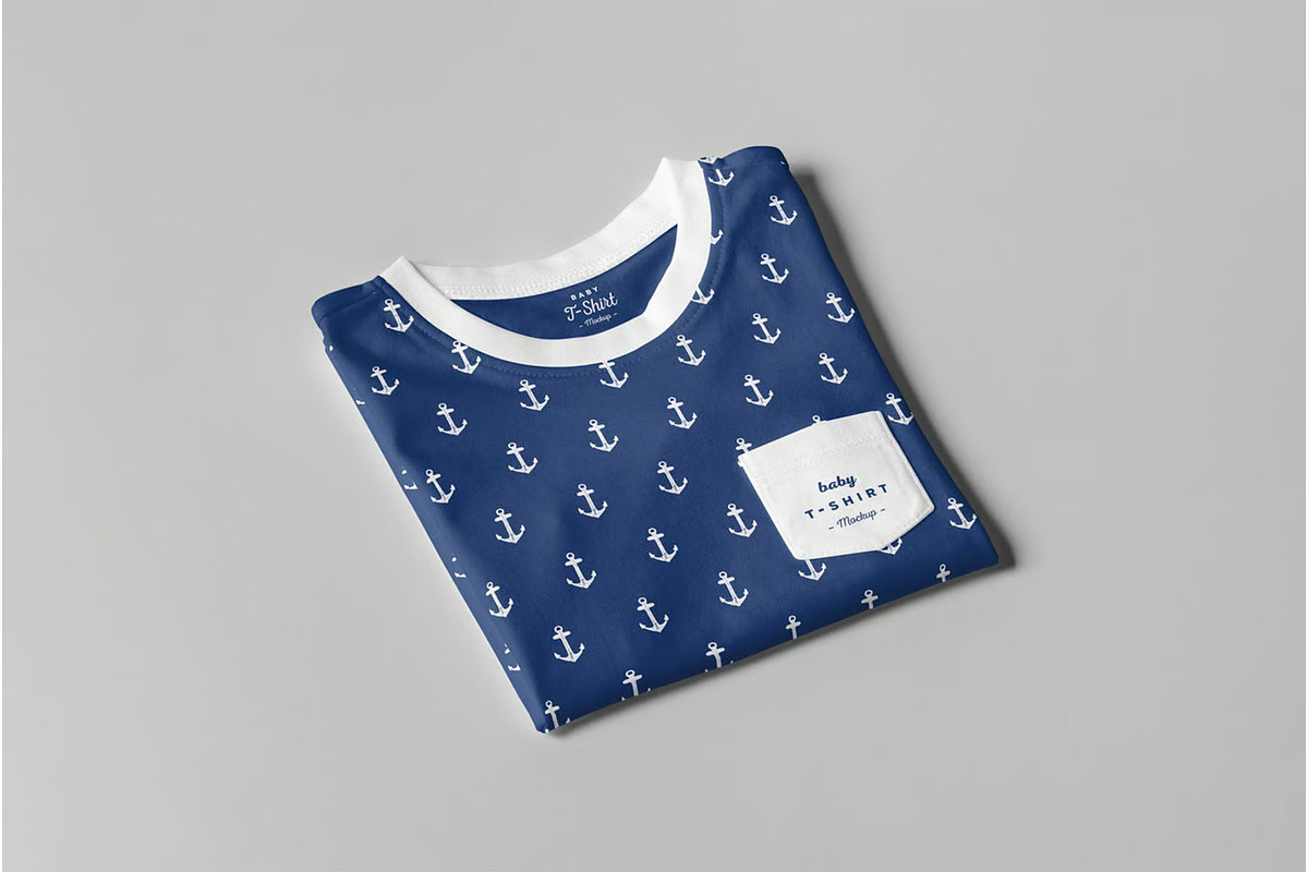 Baby T-Shirt Mock-up, a Shirt Mockup by zippypixelstudio (Photo 7 of 9)