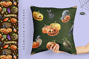 Halloween Watercolor Clipart, a Seasonal Illustration by AnitaPol (Thumbnail 17 of 20)