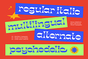 Vaoras Psychedelic Display Font, a Serif Font by timelesstype.co (Thumbnail 5 of 10)