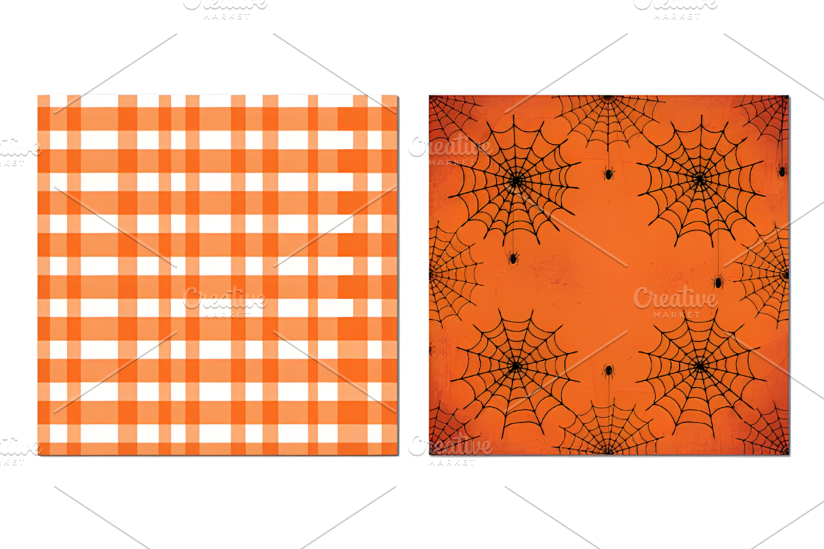 Vintage Halloween Patterns Bundle, a Pattern Graphic by Coco Bloom (Photo 4 of 6)