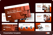 RecruitJob - Recruitment PowerPoint, a Presentation Template by GraphauseProject (Thumbnail 1 of 6)