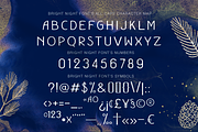 Bright Night Xmas Holiday Display, a Font by Cloverons (Thumbnail 13 of 13)