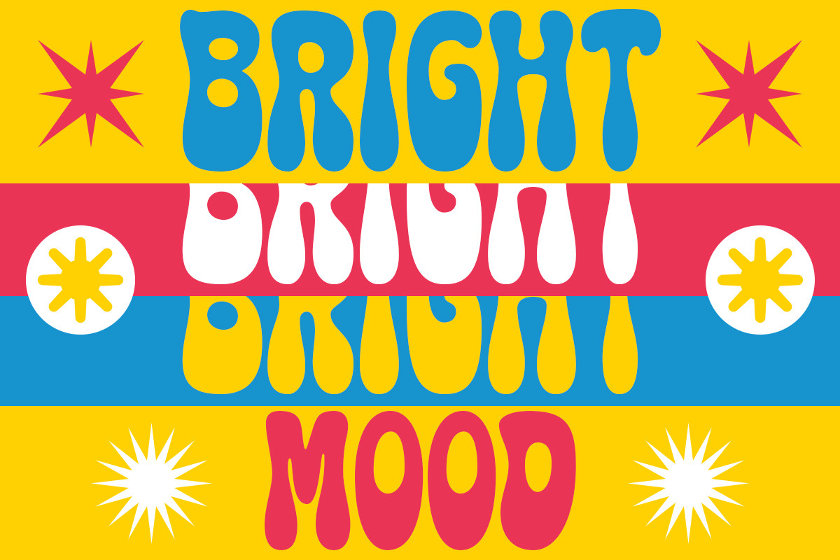 Gumdrop Pop Retro Bubble Font, a Sans Serif Font by Littlehand (Photo 2 of 9)