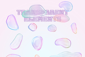 Retro Gradient Bg's& Liquid Elements