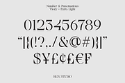 Viory - Extra Light with Italic, a Serif Font by Sign Studio (Thumbnail 10 of 11)