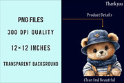 Cute Sailor Teddy Bear Clipart, an Illustration by SinaCreation (Thumbnail 5 of 5)