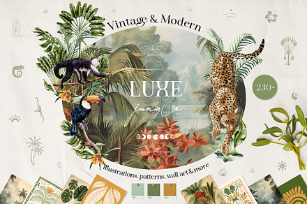 Jungle Luxe Watercolor Collection