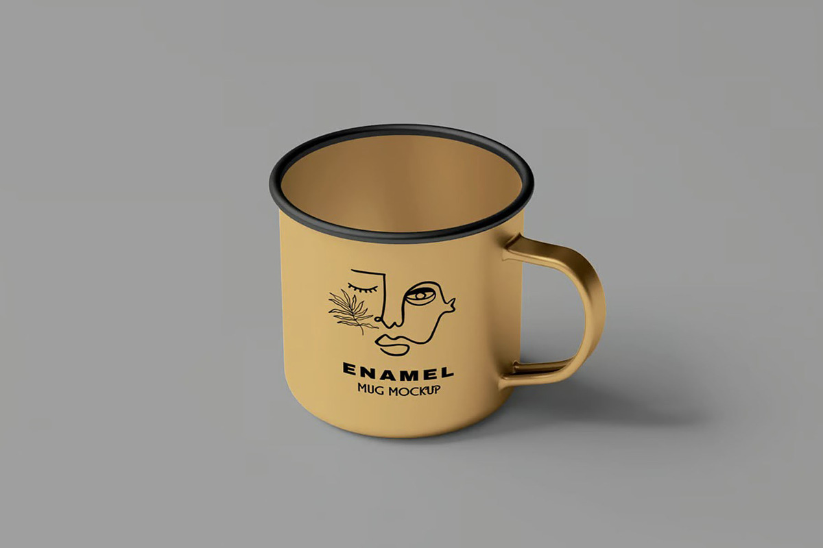 Enamel Mug Mockups, a Cups & Container Mockup by Se٧enStudio (Photo 2 of 4)