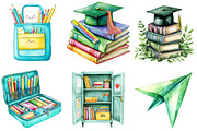 Doodle Back to School Clipart, a Seasonal Illustration by CitraGraphics (Thumbnail 3 of 4)