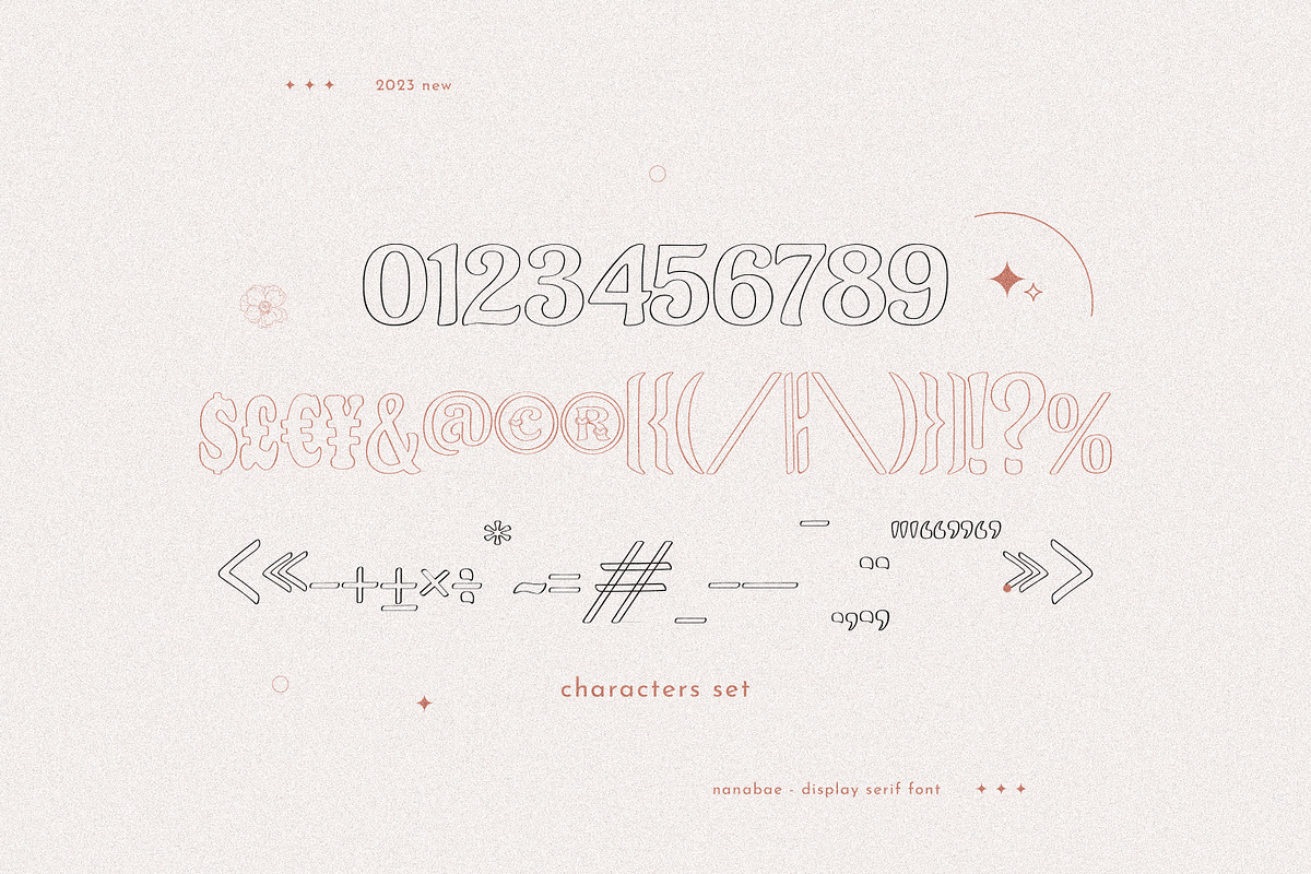 Nanabae Font Serif, a Serif Font by infernostudio3 (Photo 7 of 7)