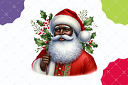 Christmas African American Clipart, an Illustration by designcity5 (Thumbnail 5 of 5)