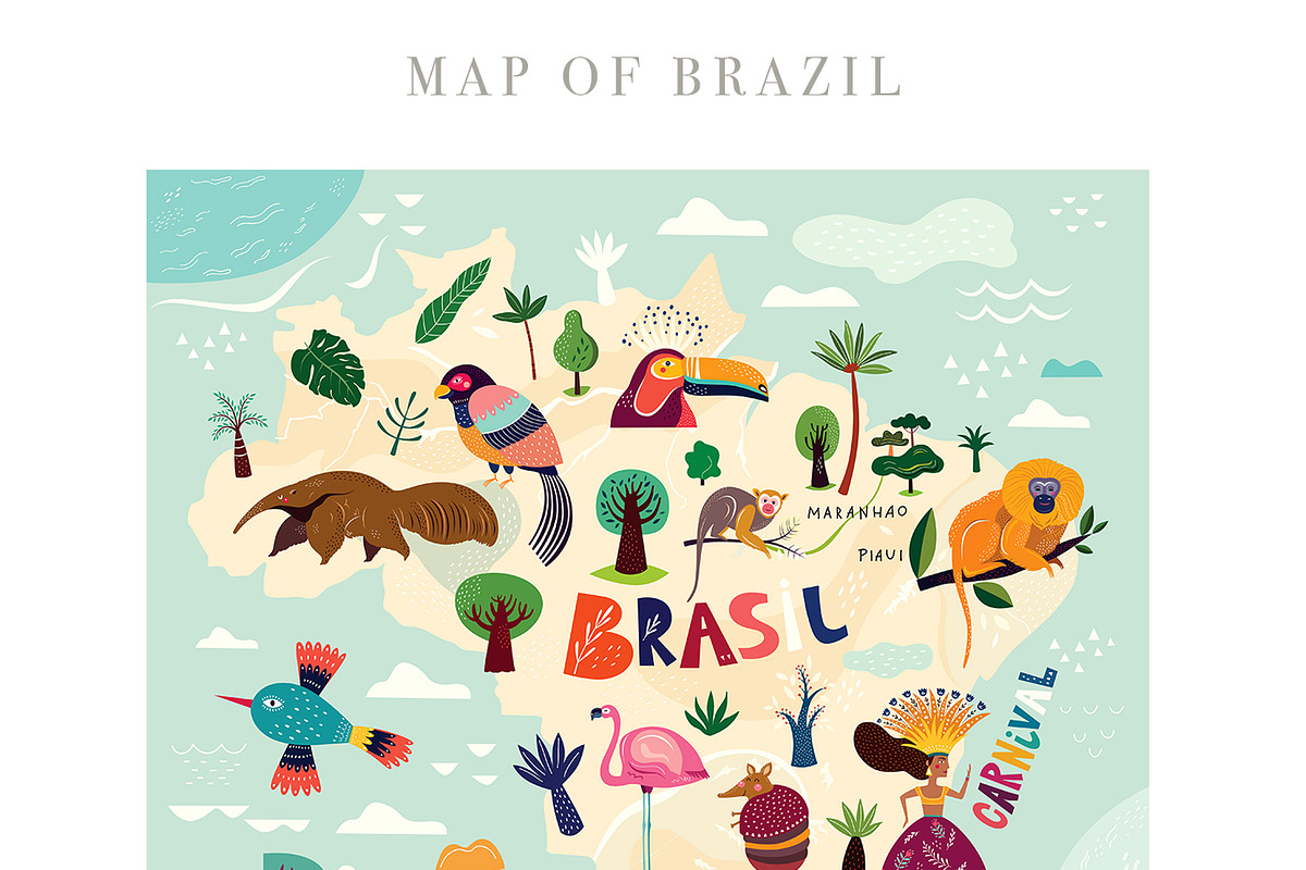 Brazil Collection, an Animal Illustration by MoleskoStudio (Photo 2 of 5)