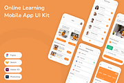 Online Learning Mobile App UI Kit, an UI Kit Template by Betush