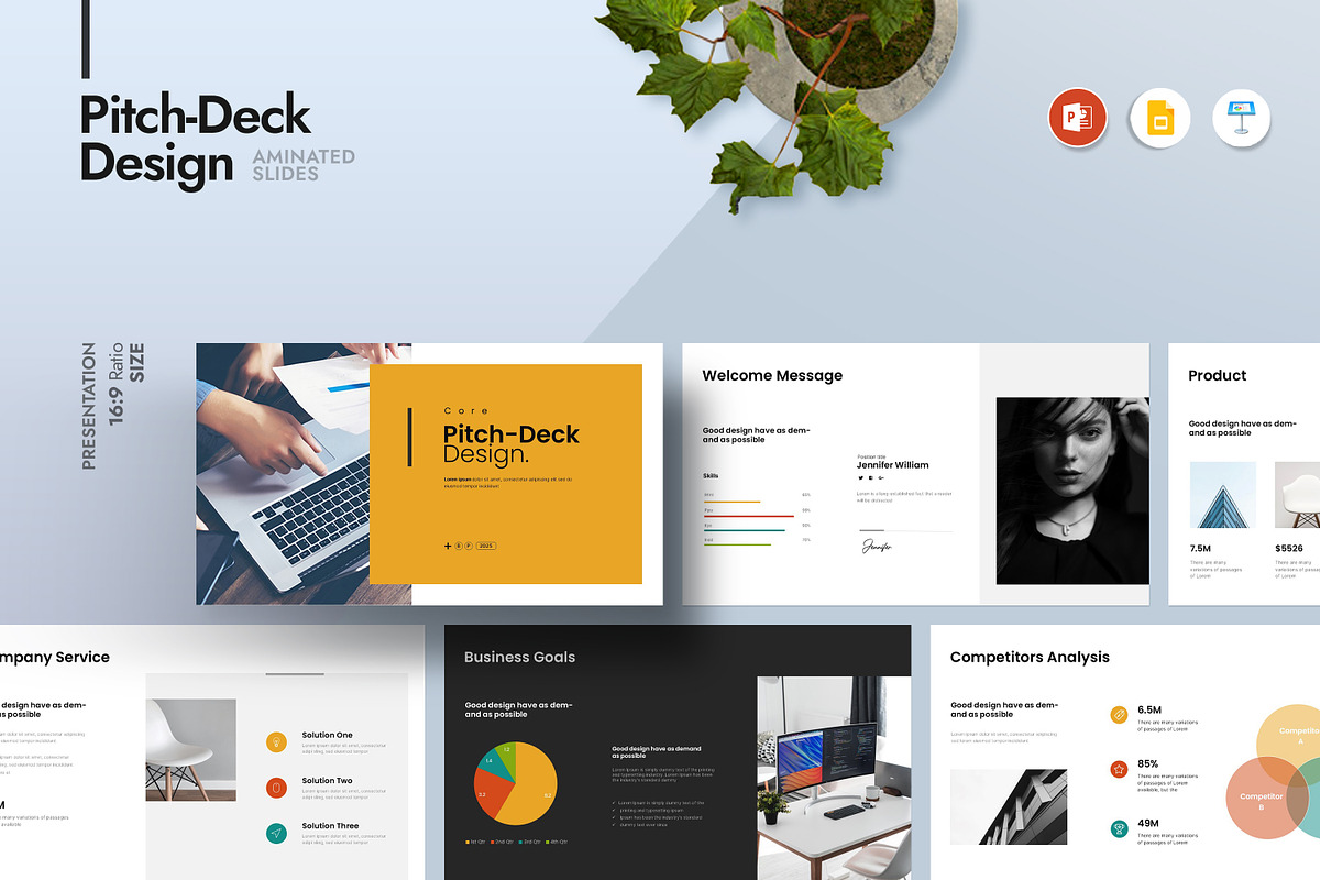 Pitch Deck Presentation Template