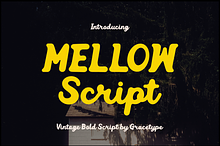 Mellow Script | Vintage Bold Script