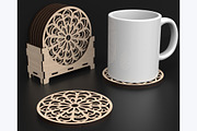 Boxed Mandala Coaster Set, an Object Graphic by ThemeXDigital (Thumbnail 4 of 9)