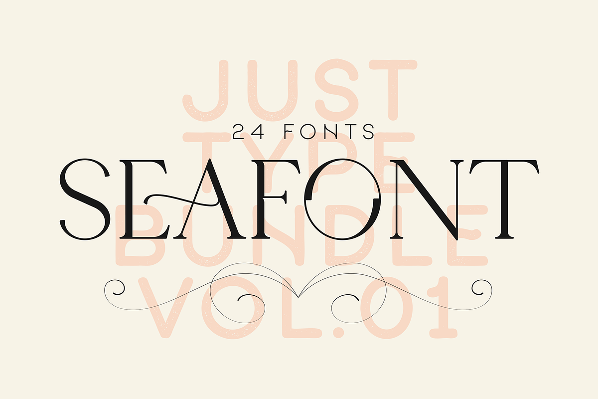 Just Type Bundle Vol.01 - 300 fonts, a Serif Font by VP Fonts (Photo 8 of 19)