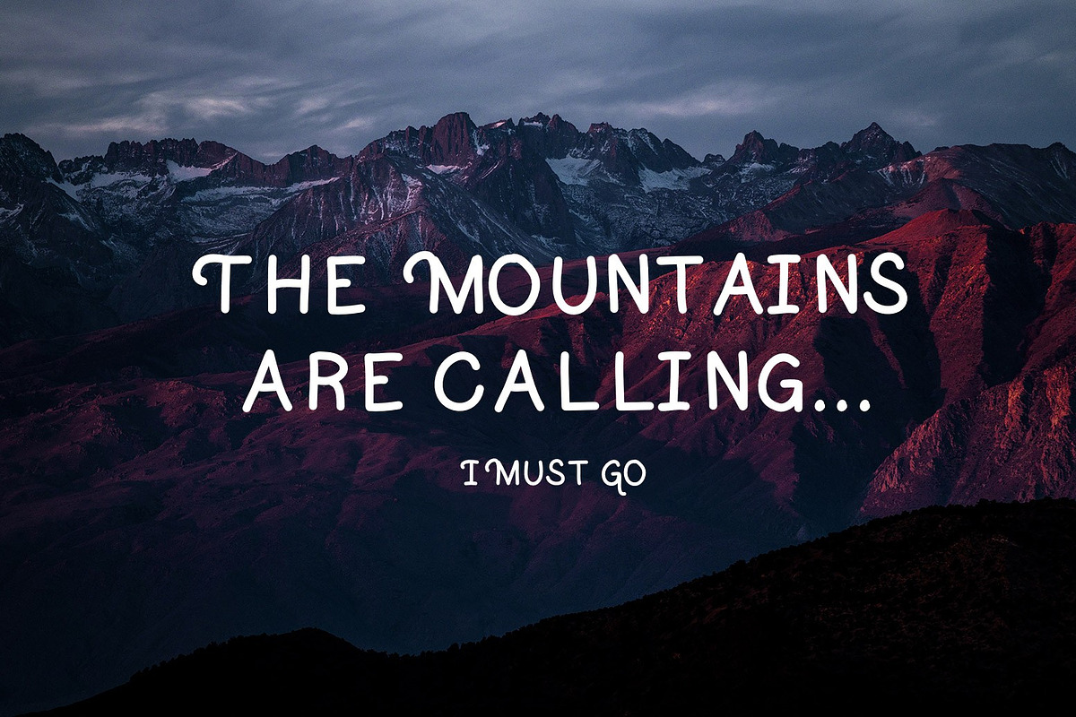 Runaway - Handwritten Font preview 3