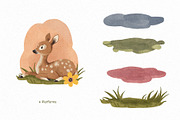 Watercolor animals. Illustration set, an Animal Illustration by Maria Summer (Thumbnail 5 of 9)