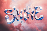 Wubble 2.0 3D Chrome Font Set, a Font by Sam Parrett (Thumbnail 3 of 7)