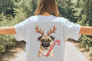 Christmas Dog Sublimation Clipart Bu, an Illustration by CrexoraLab (Thumbnail 5 of 5)