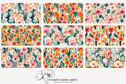 70 painterly floral seamless pattern, a Pattern Graphic by Poppy Lane Studio (Thumbnail 8 of 10)